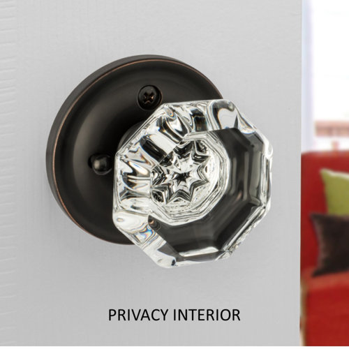 Dynasty Hardware Crystal Privacy Door Knob & Reviews Wayfair